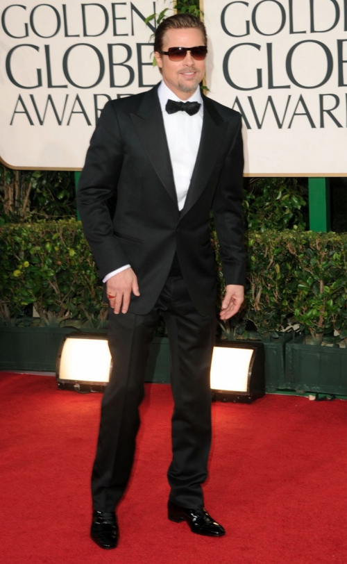 'Golden Globes 2011' Red Carpet. Brad Pitt and Angelina Jolie