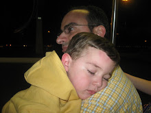 Sleeping on Daddy...