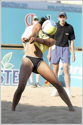 Women beach volleyball in Moscow