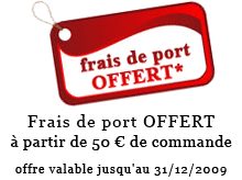 Frais de port OFFERT