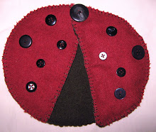 Ladybug needle book