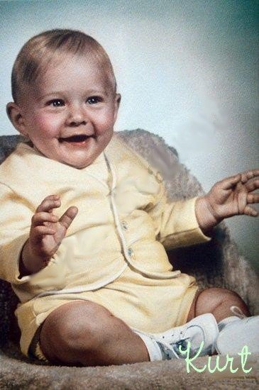 Kurt Cobain Bebe...muito lindo desde que nasceu...