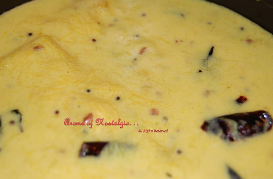 Mampazha Pulissery - Mangoes In Yogurt Sauce