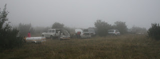 Mist on top of the slope
