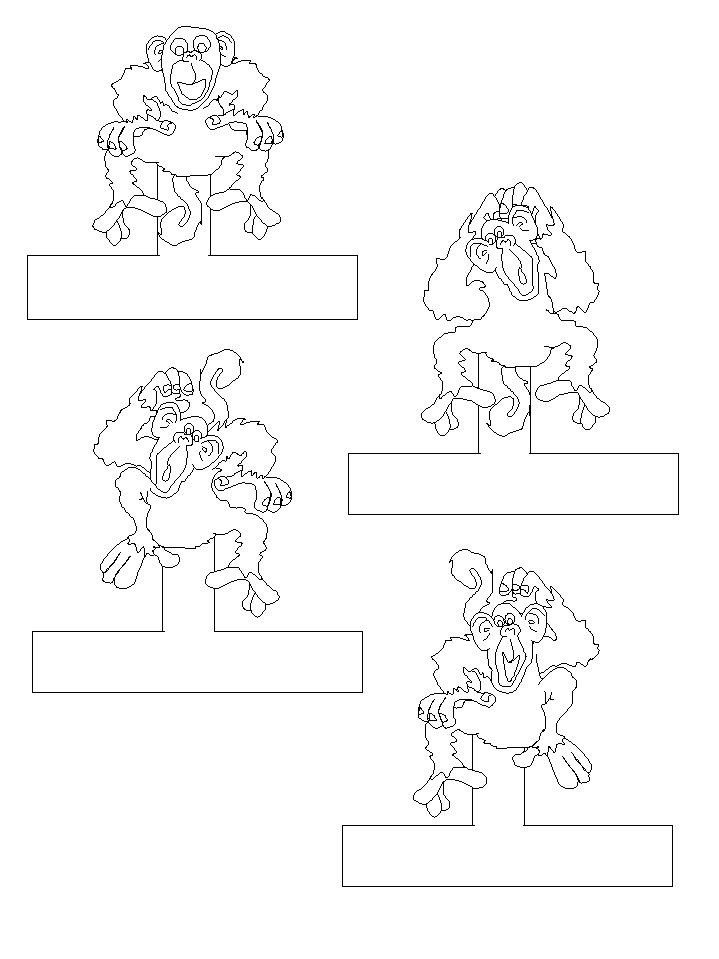 Finger Puppet Cutouts