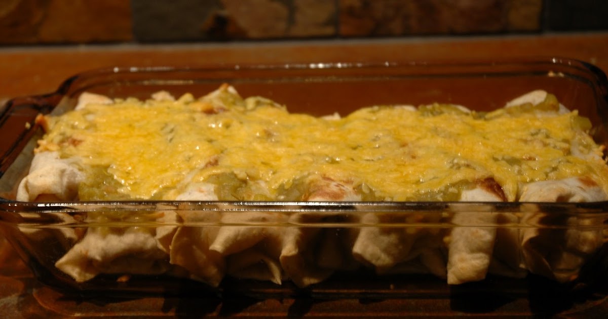 Cindy's Recipe Box Quick and Easy Green Chili Burritos