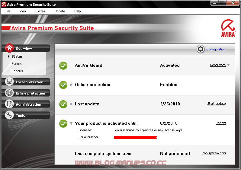 Avira antivir premium premium security suite key 2017 13