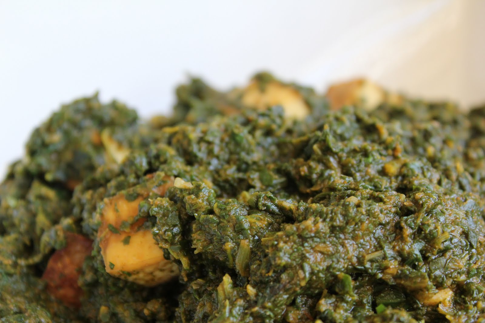 Healthy Girl's Kitchen Vegan Indian Saag (Spinach) Tofu