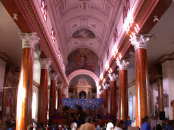 inside la iglesia en La Vicuña