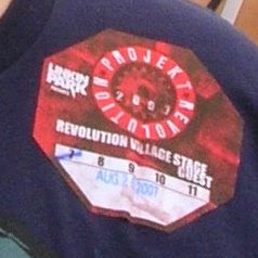 Backstage pass for Projekt Revolution Hartford Connecticut