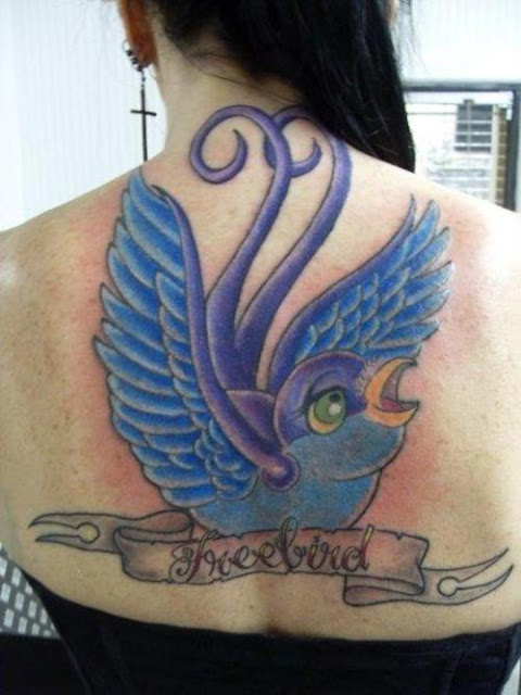Big Swallow Tattoo Design