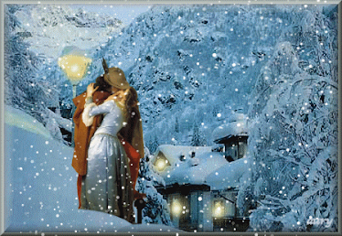 BESO EN LA NIEVE