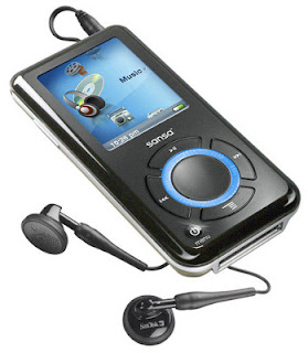 white mp3 player