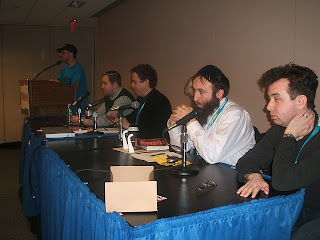 the panelists : Steve Neil Danny Stan Simcha and Arie