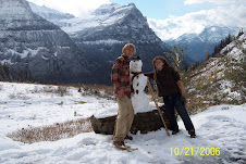 Chris, Anna, and our pet Snowman