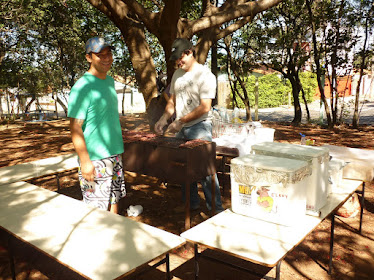 Preparação para o churrasco