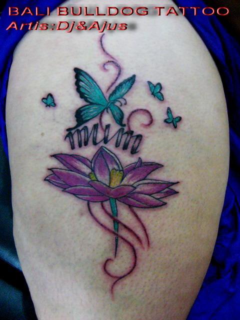 Bright Butterfly Tattoos