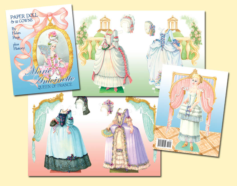 marie antoinette paper dolls