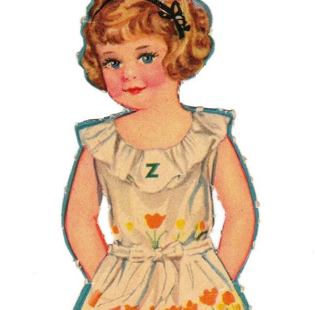 The Paper Collector Zelda paper doll, 1938