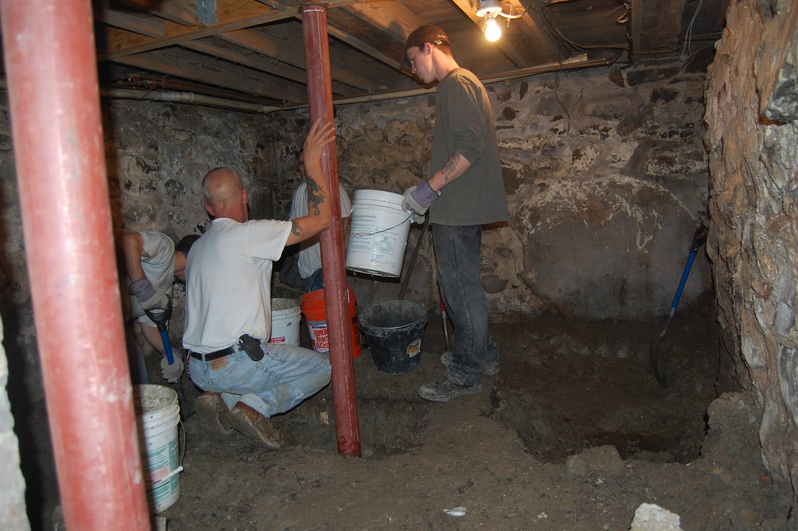 335 Maplewood Ave Renovation Digging out the basement