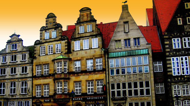 diese schöne Architektur kann man in Bremen am Marktplatz bewundern
