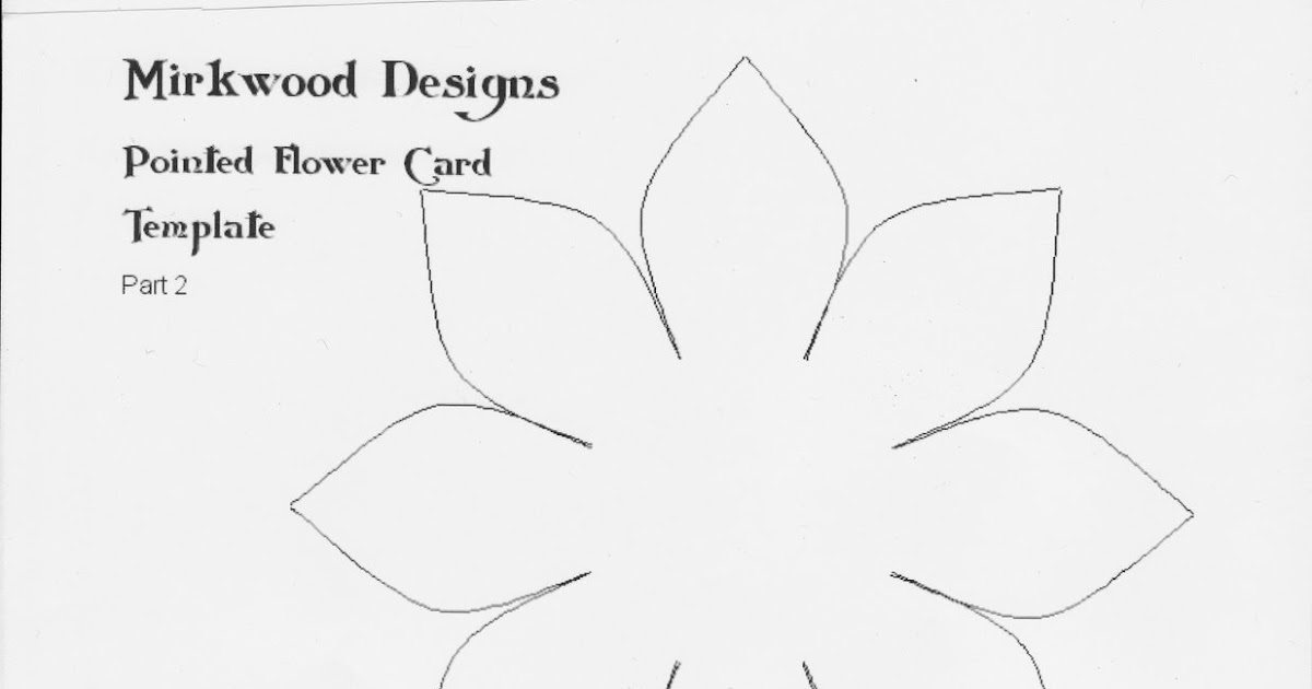 Mel Stampz: Resized Mirkwood Flower Templates