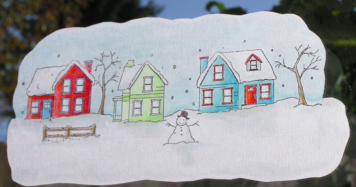 Mel Stampz Winter Wonderland Vellum Window Stickers
