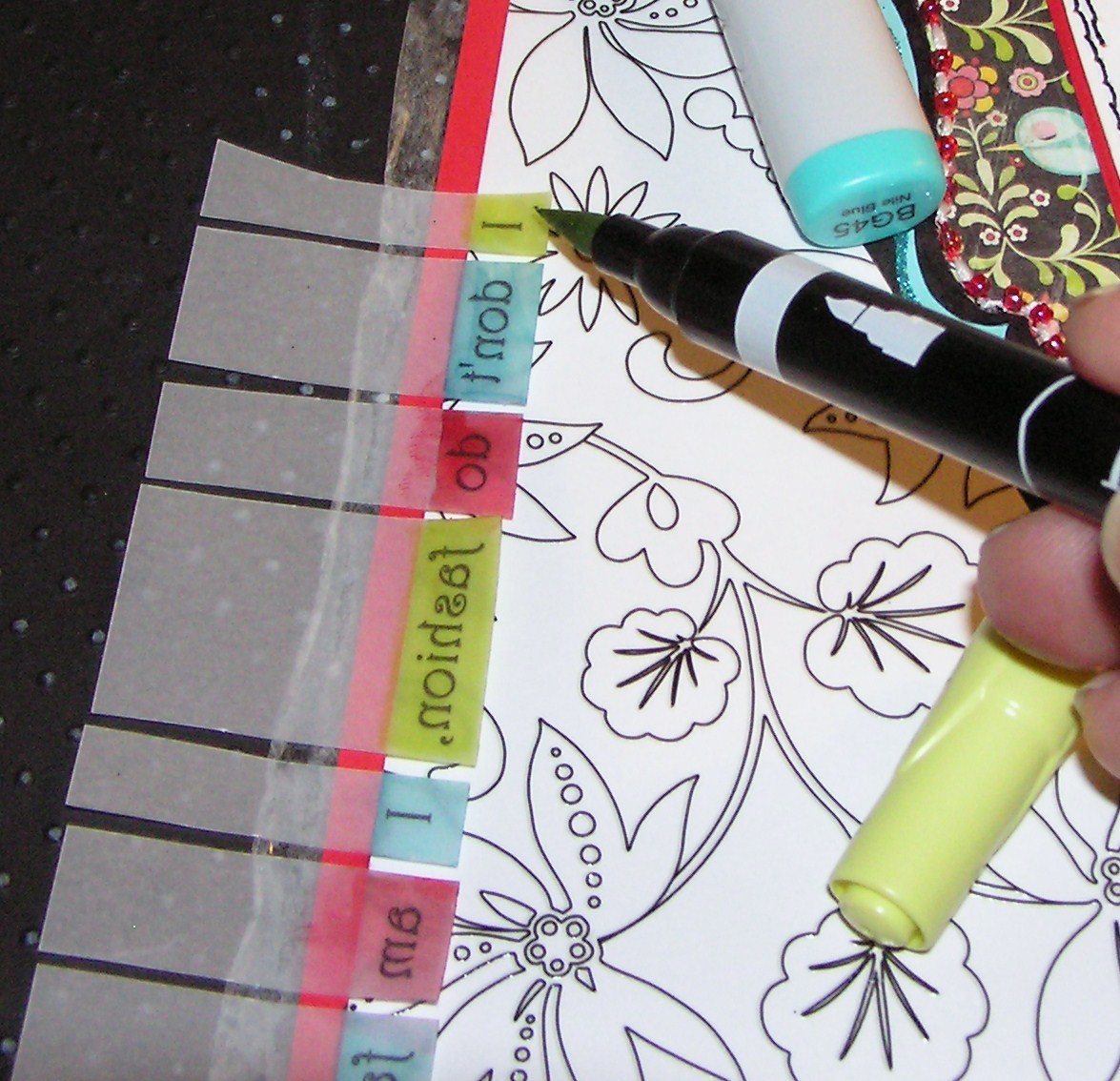 Mel Stampz How to emboss a digital image with Matte Medium