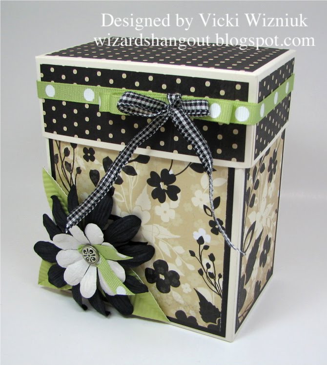 Wizard's Hangout My Latest Creation Large A2 Card Box... (Template coming soon)