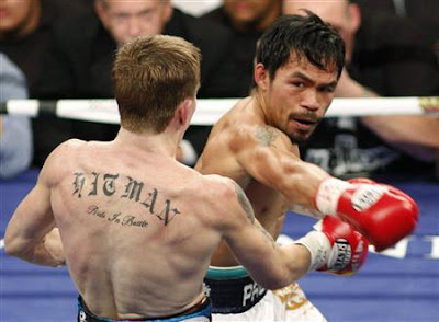 Pacman throws the surprising right hook
