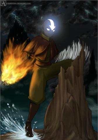 Aang avatar state