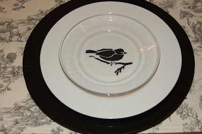 bird dinnerware