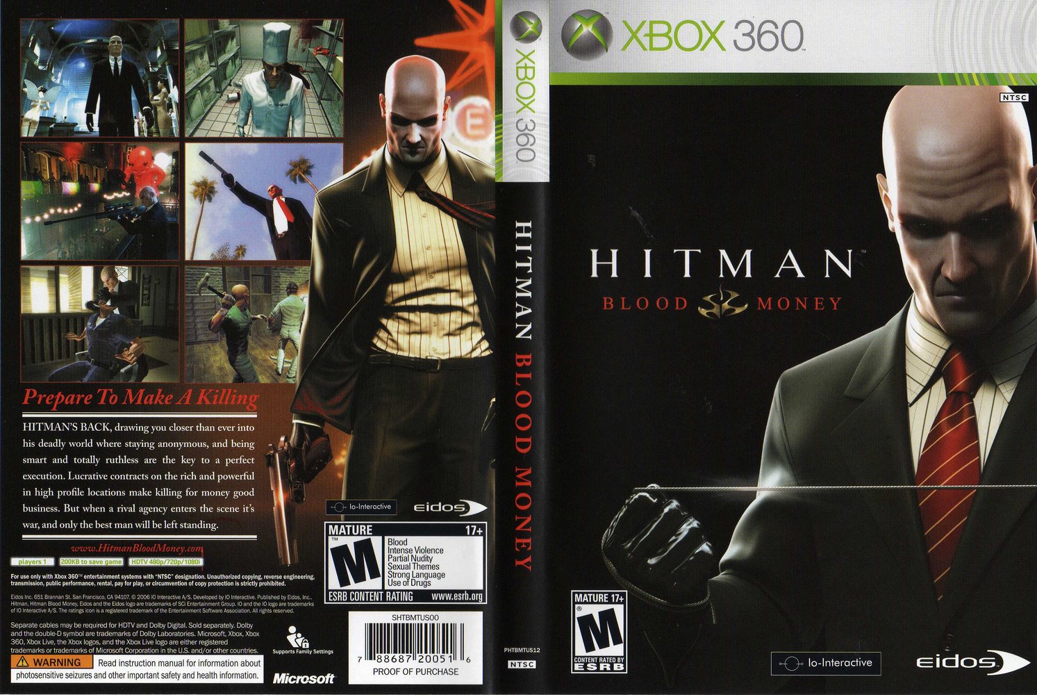 Games Covers Hitman Blood Money Xbox 360