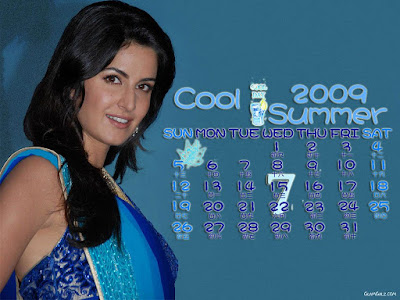 Katrina Kaif Calendar 2009