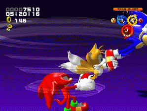 tout le monde contre eggman: Sonic Heroes Team+Blast
