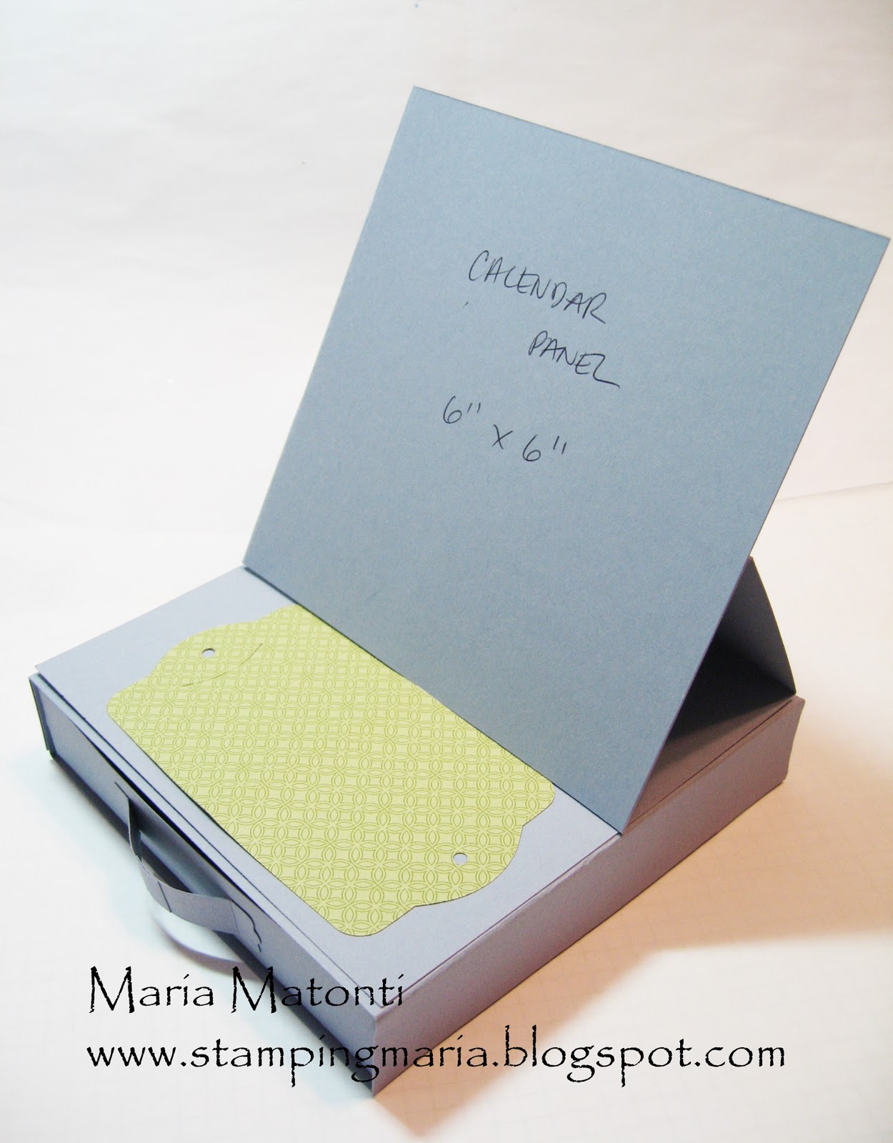 Maria's Stamping Station Easel Box Tutorial