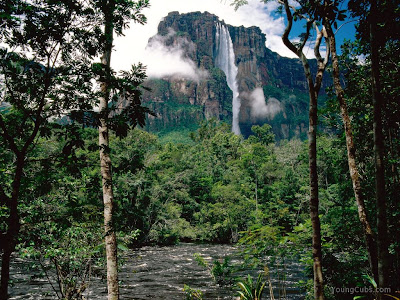 Scavenger Hunt! - Page 18 Angel+Falls,+Orinoco+Basin,+Canaima+National+Park,+Venezuela