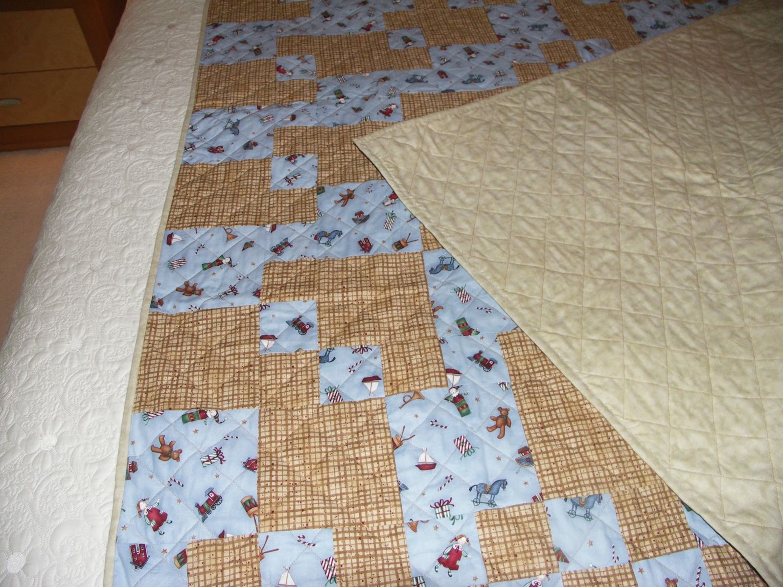 Fort worth fabric studio: christmas present mini quilt Quilts SB: Q60 – Christmas Quilt – Christmas Packages I