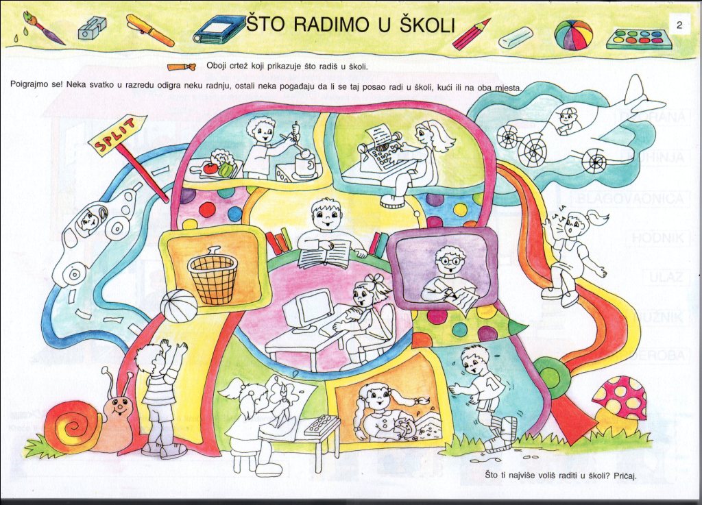 radni listići iz prirode i društva za 1. razred osnovne škole