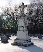 Monument to Father Dufrense Located In Precious Blood Cemetery