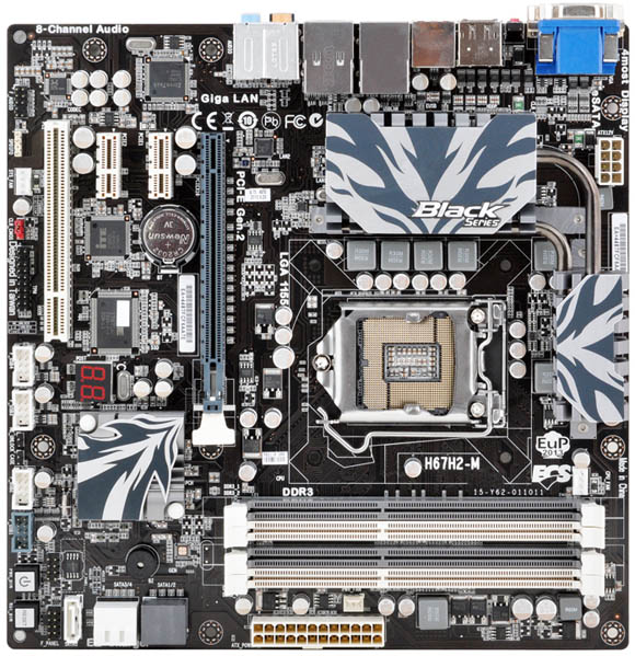 Build Your Dream Home Theater PC ECS New Black Deluxe H67H2M