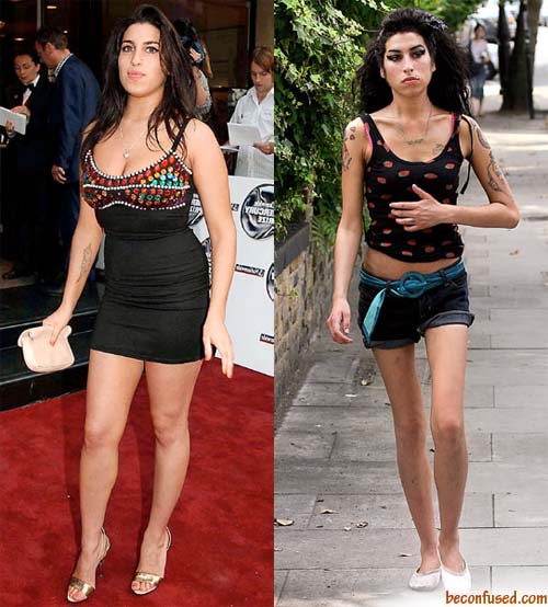 amy winehouse before and after