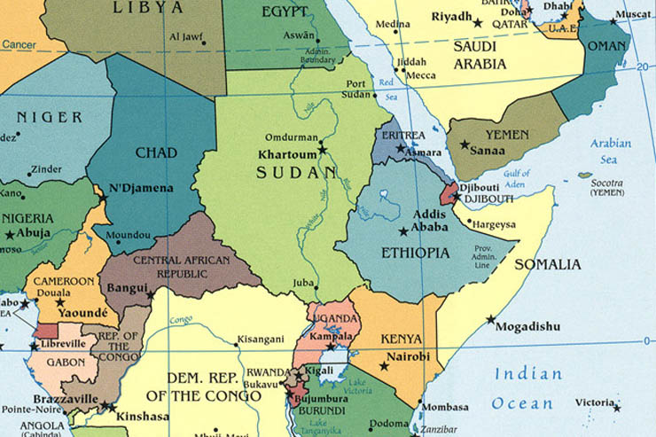 africa map with capitals. africa capitals,africa map