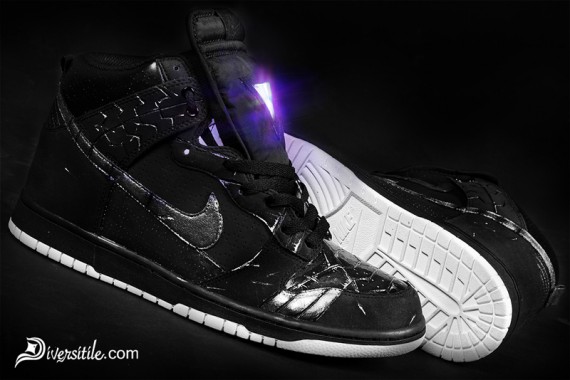 gunmetal nike dunks step up 3 for sale