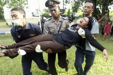 Flight accident in Madiun, East Java