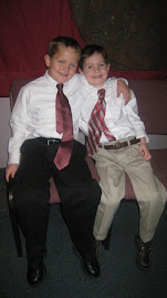 What we look like when we're dressed for church.