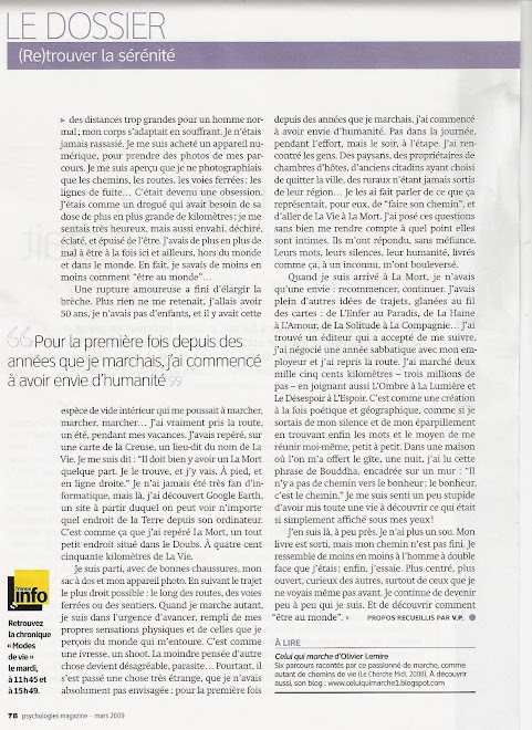 article Psychologies Magazine / suite