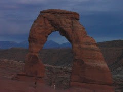 Delicate Arch just after sunset...we had to hike 2 miles for this shot!!