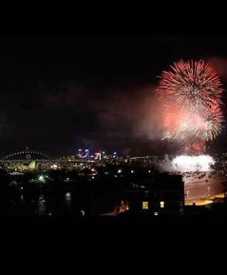 New Year merriment crosswise the world
