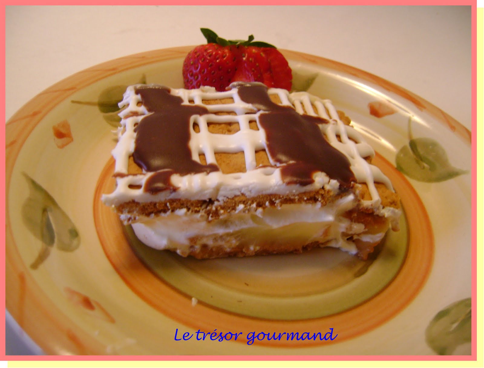 LE TRÉSOR GOURMAND MILLEFEUILLES AUX BISCUITS GRAHAM